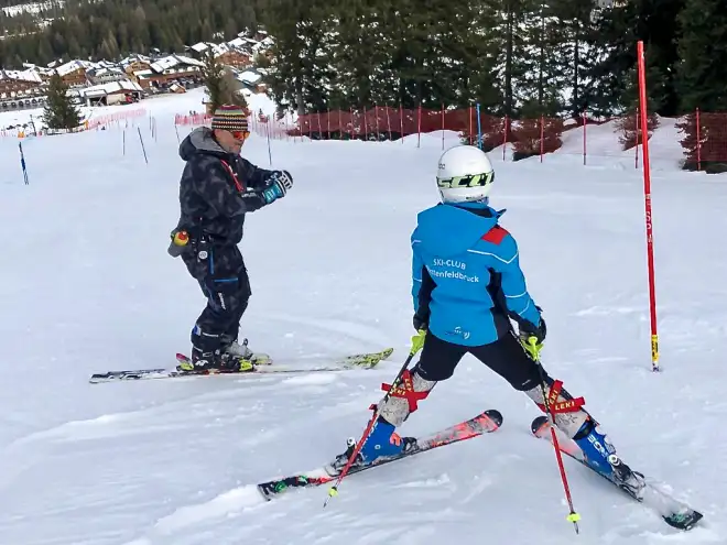 Skitraining Slalom